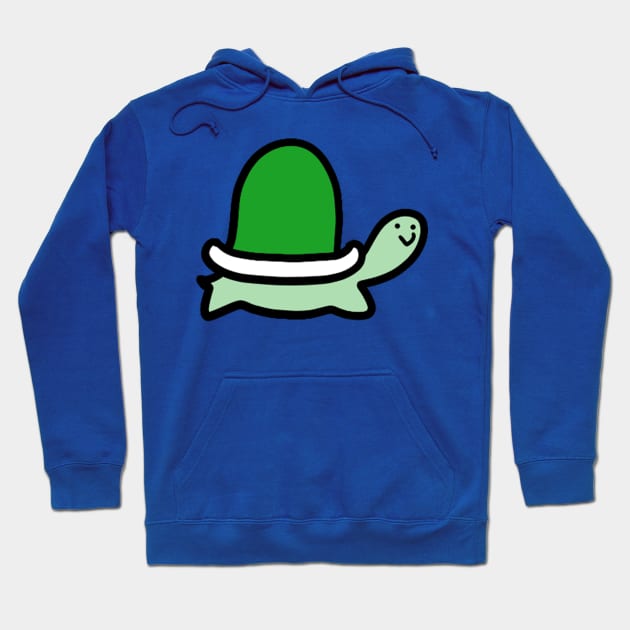 Silly Green Turtle Hoodie by saradaboru